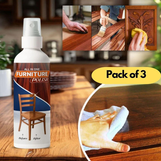 All In One Furniture Polish (BUY 1 GET 2 FREE) ⭐⭐⭐⭐⭐ 4.8 Rating (2900+ Verified Reviews)