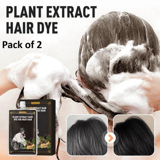 Plant Extract Hair Dye for Gray Hair 200 ml ( BUY 1 GET 1 FREE)