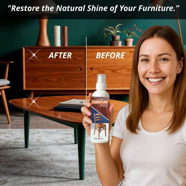 All In One Furniture Polish (BUY 1 GET 2 FREE) ⭐⭐⭐⭐⭐ 4.8 Rating (2900+ Verified Reviews)