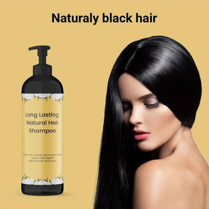 Long Lasting Natural Hair Dye Shampoo - Pack of 2, (Buy 1, Get 1 Free)