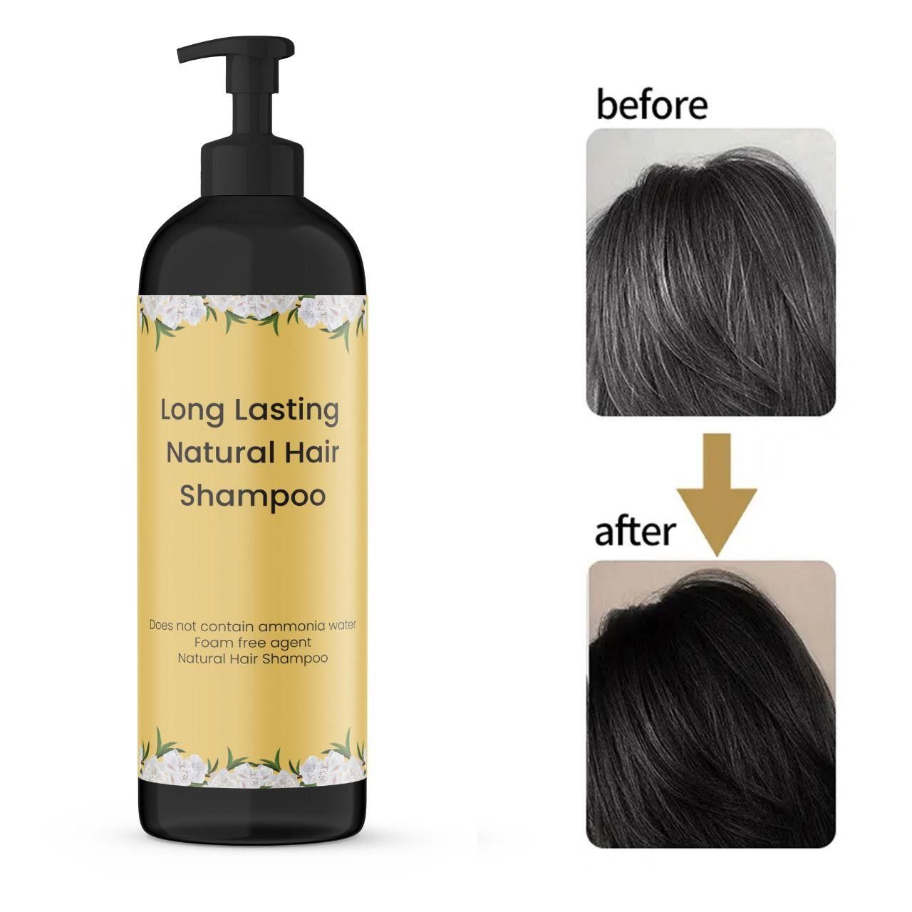 Long Lasting Natural Hair Dye Shampoo - Pack of 2, (Buy 1, Get 1 Free)