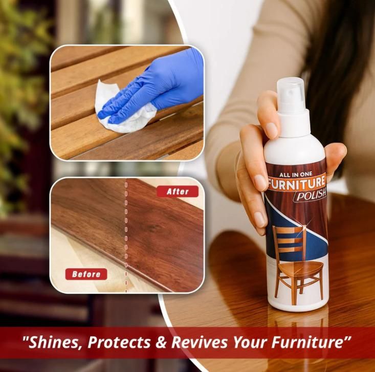 All In One Furniture Polish (BUY 1 GET 2 FREE) ⭐⭐⭐⭐⭐ 4.8 Rating (2900+ Verified Reviews)